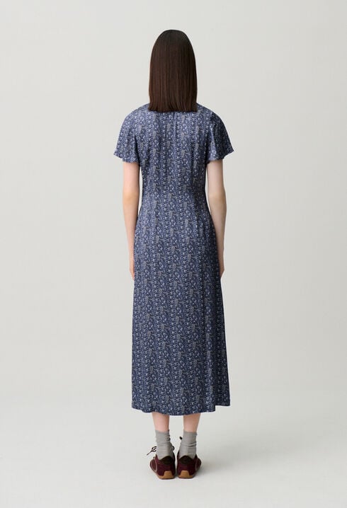 Flowy printed dress