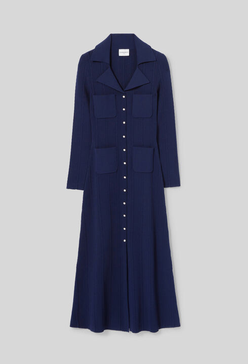 Mid-length knitted dress