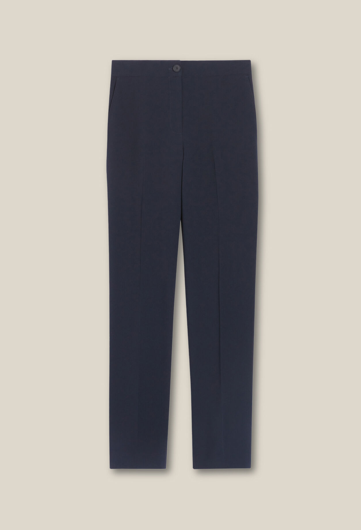 Navy blue suit trousers 