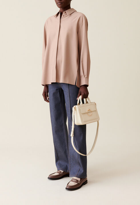 Pleated Oversized Shirt