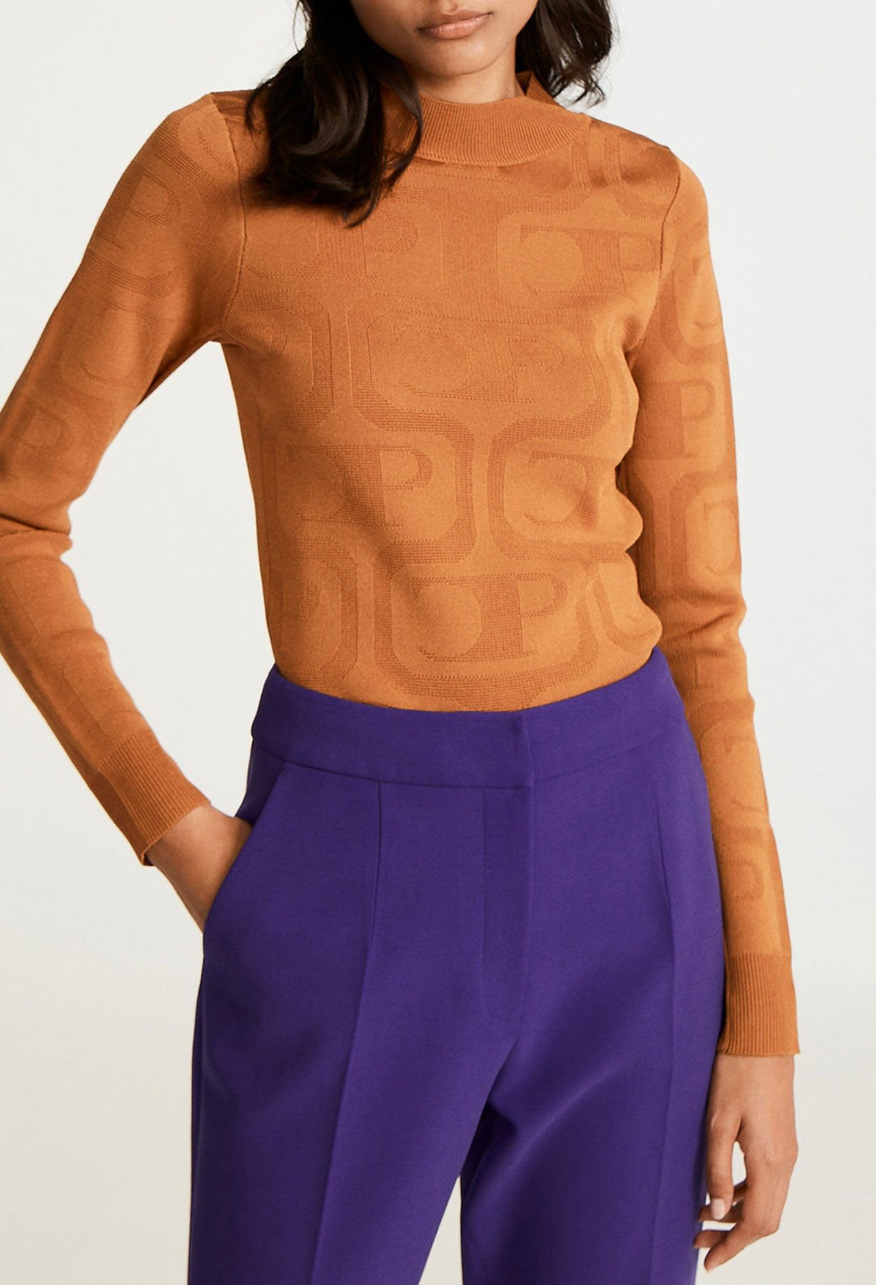 Monogram pullover