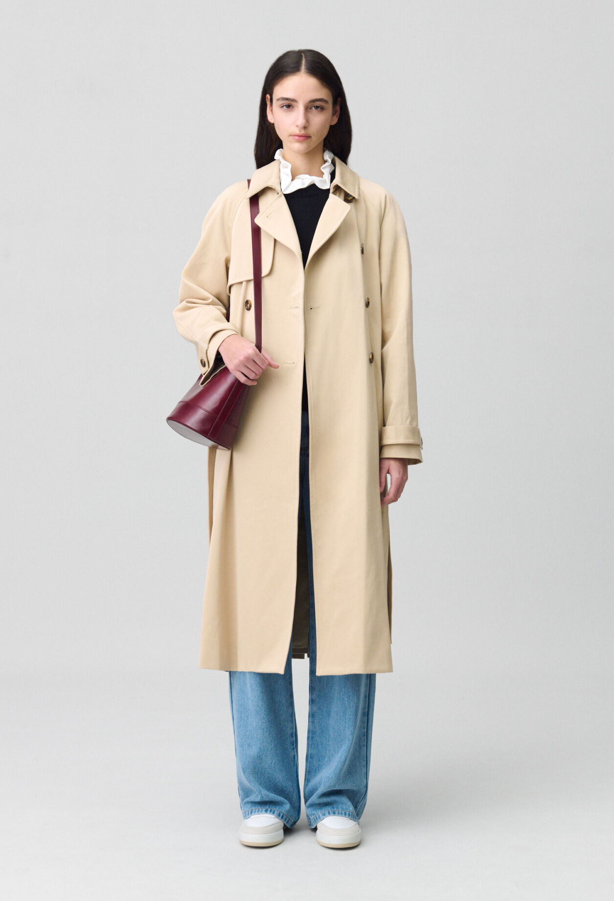 Classic 7/8 Trench Coat