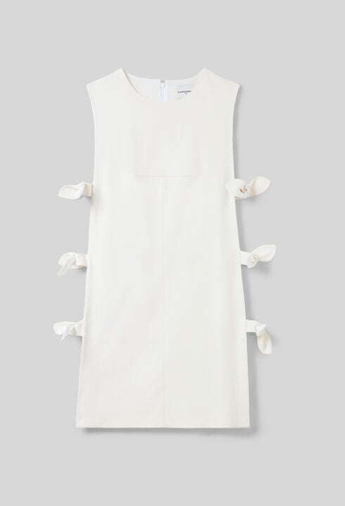 Short dress with bows
