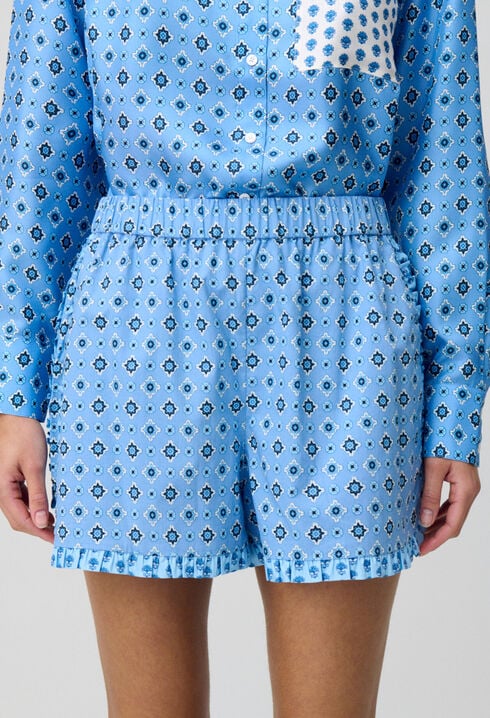 Printed Flowing Shorts