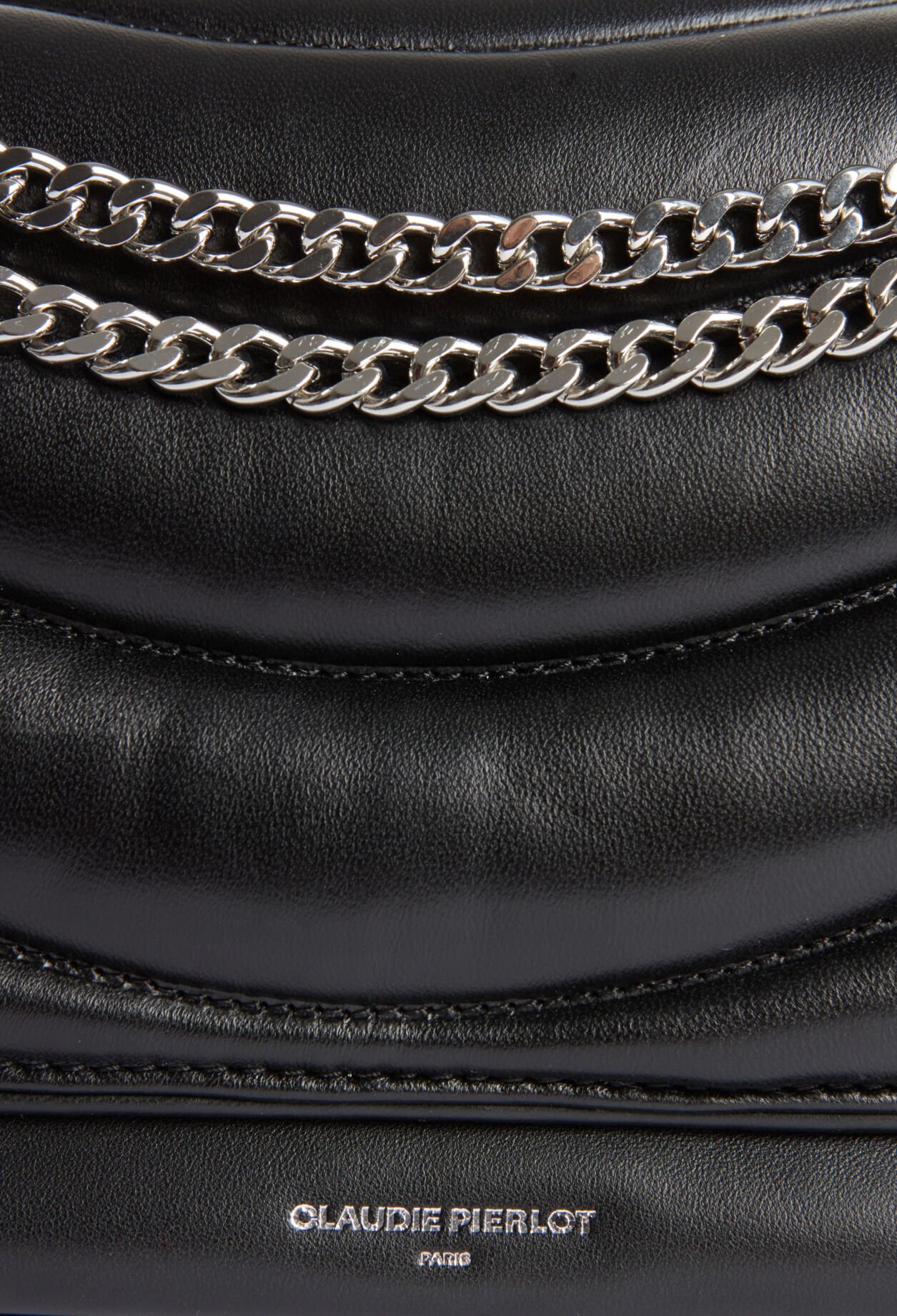 Angeli black quilted leather bag