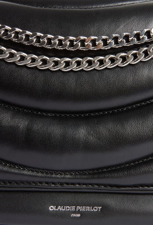 Angeli black quilted leather bag