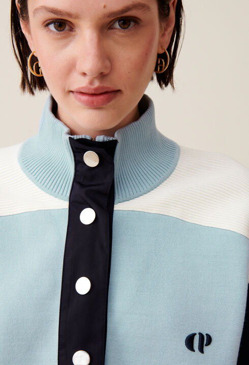 Minimum trucker collar sweatshirt