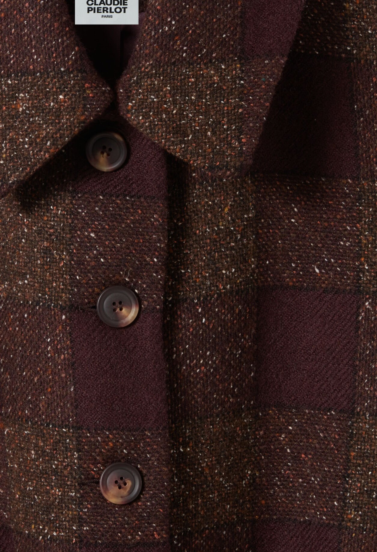 Wool blend coat