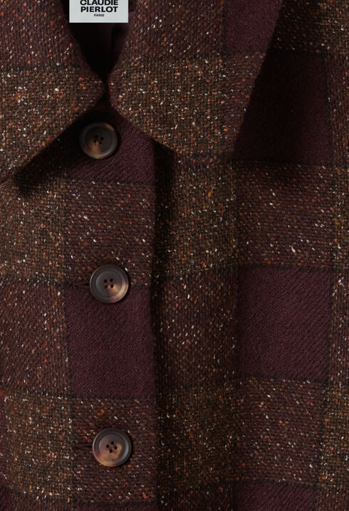 Wool blend coat