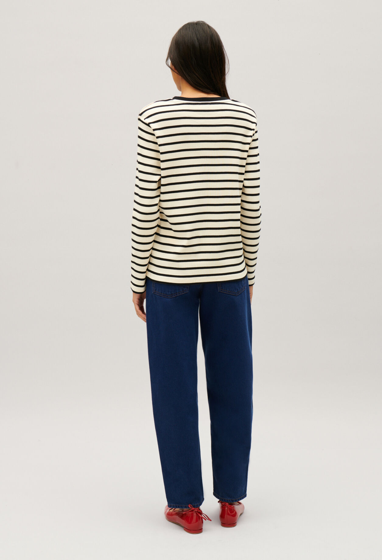 Two-tone Jean Toto Breton T-shirt