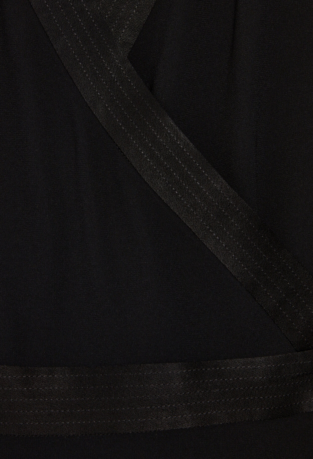 Black wrap dress