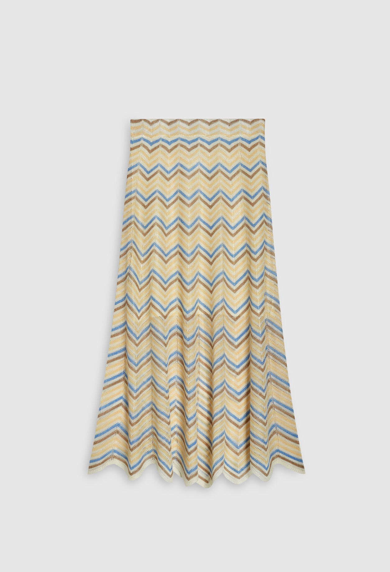 Long knit skirt