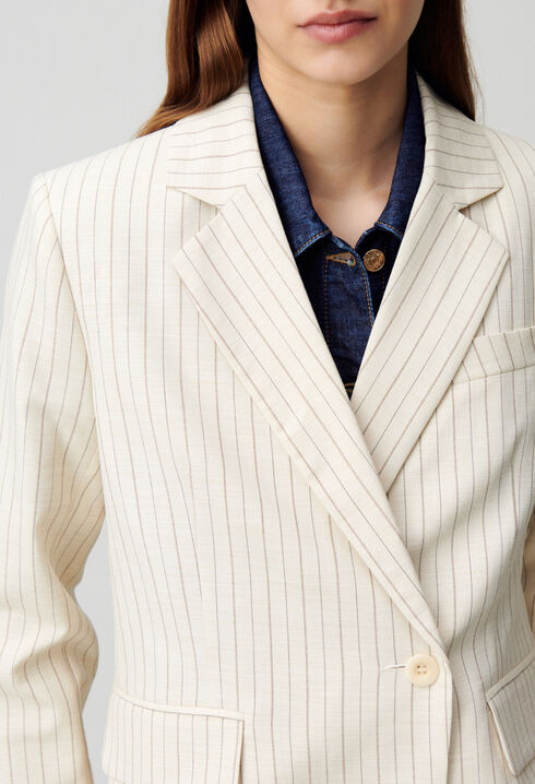 Striped blazer