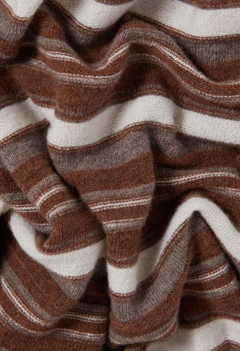 Striped wool dress