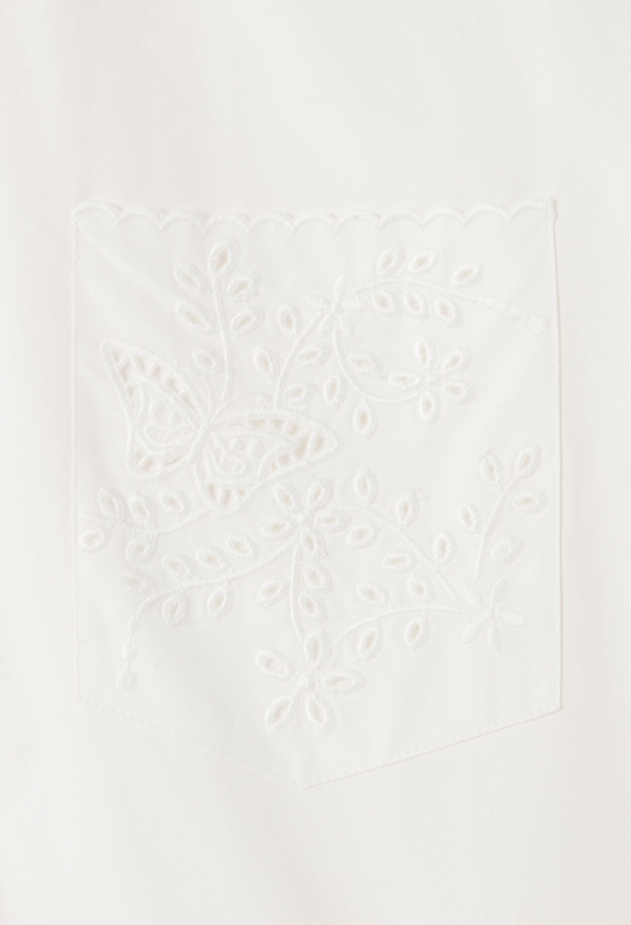 Embroidered White Shirt