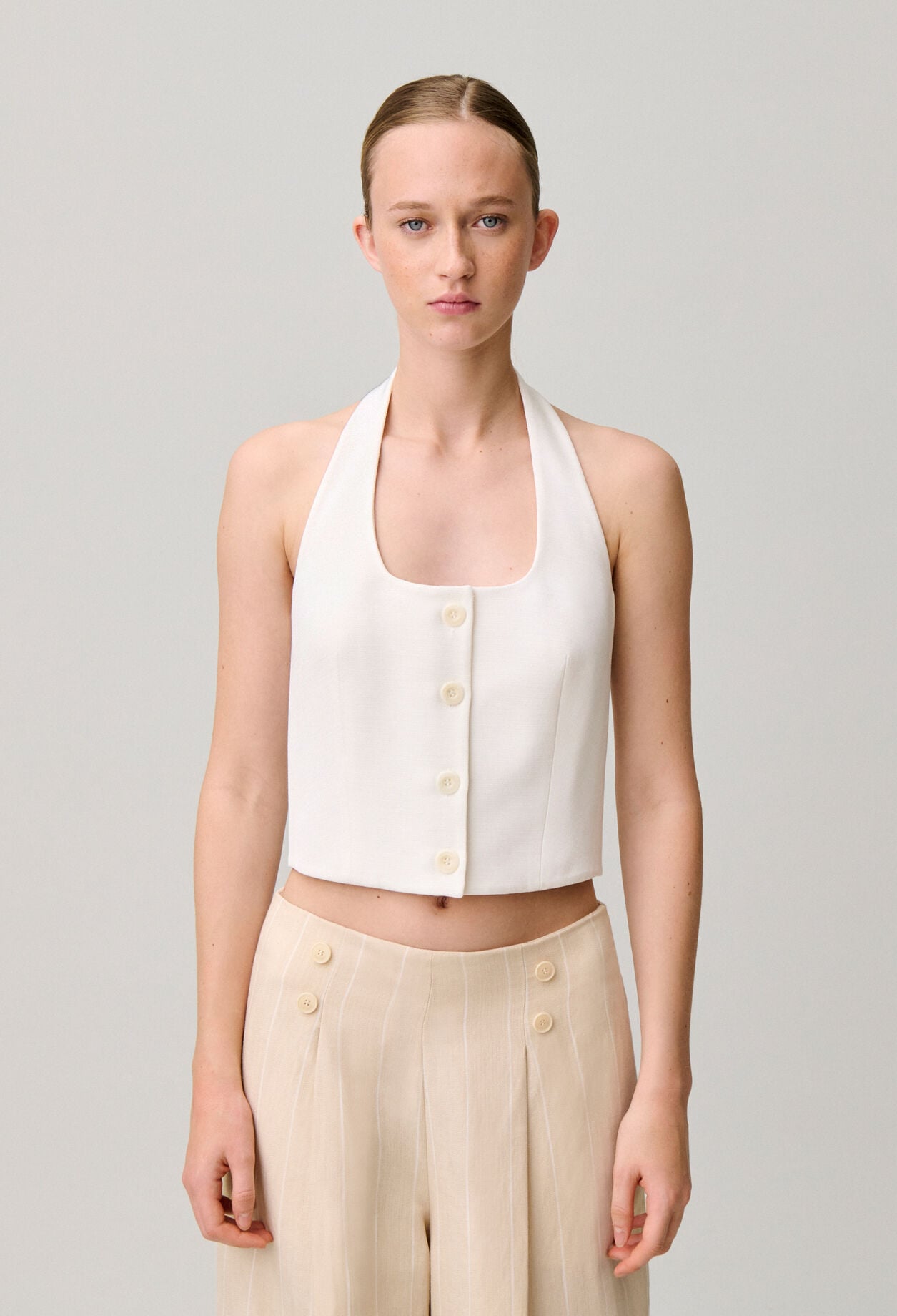 Backless waistcoat