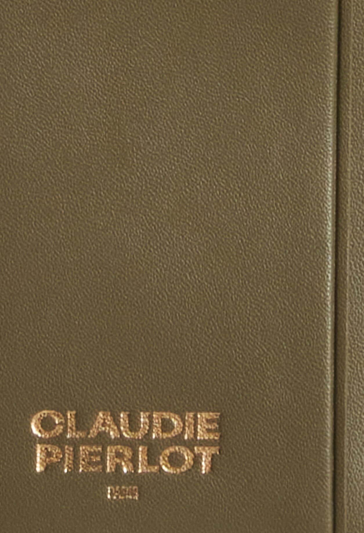 Leather cardholder with shoulder strap