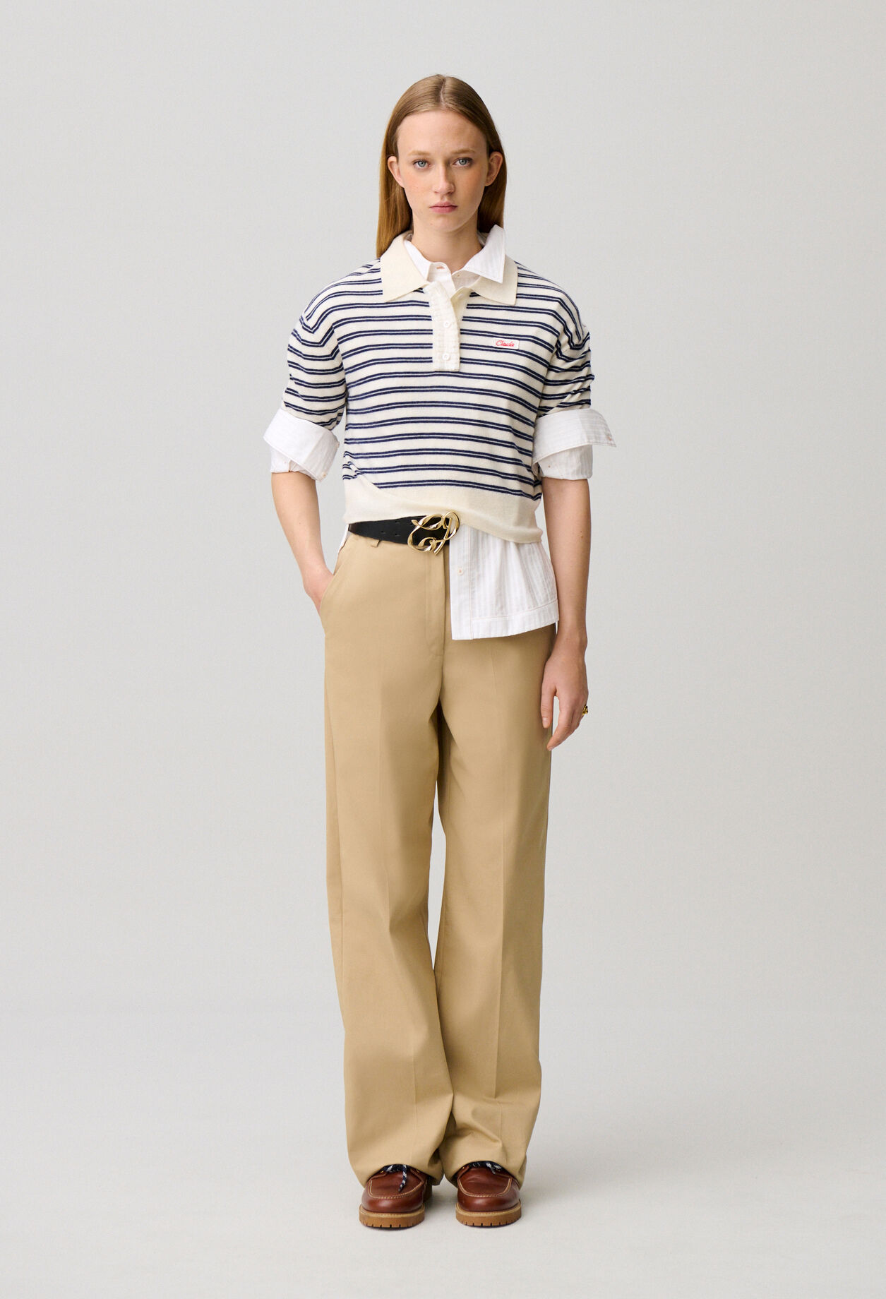 Straight trousers