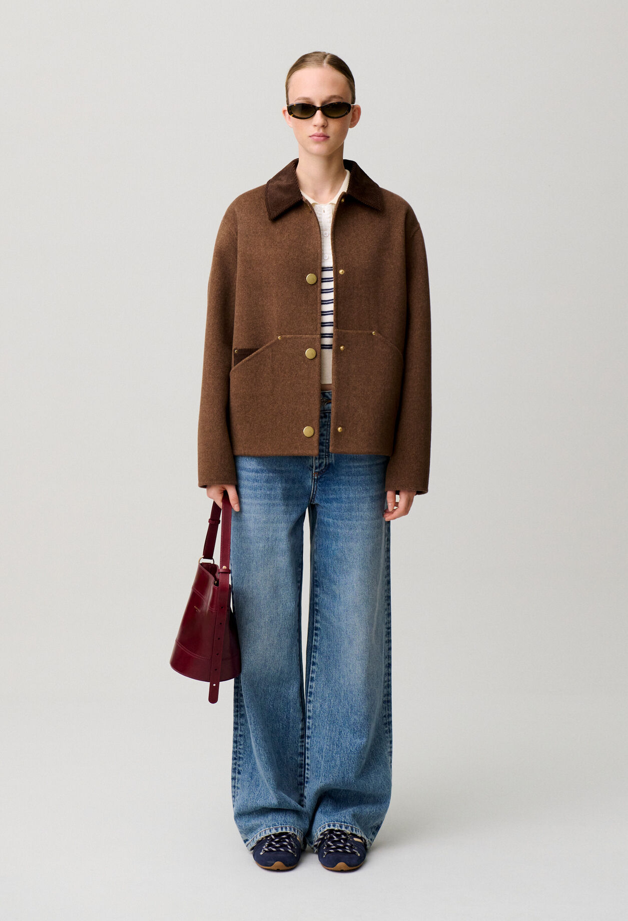Short Wool Coat for women | Claudie Pierlot