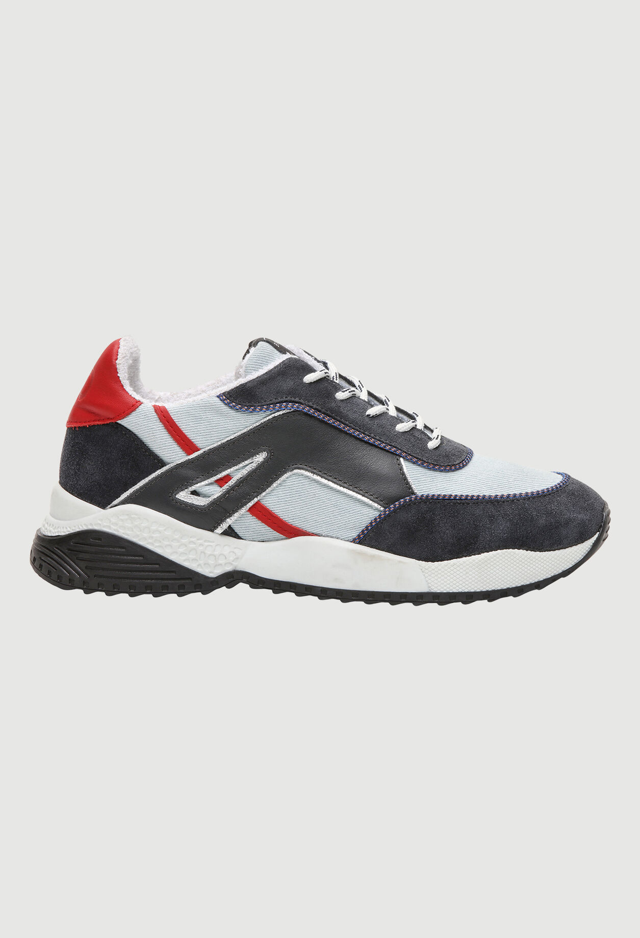 Laced trainers