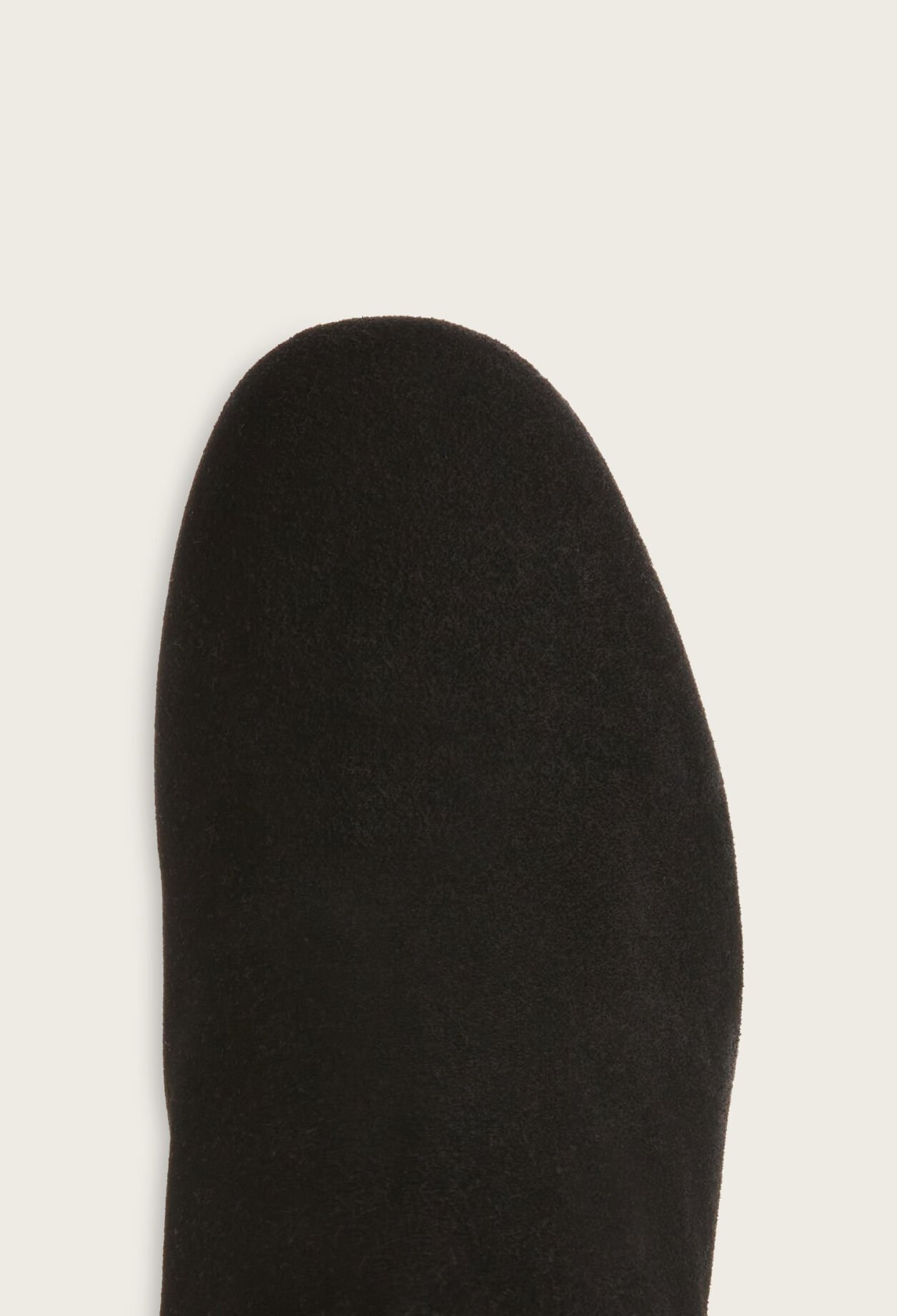 Black suede tall boots