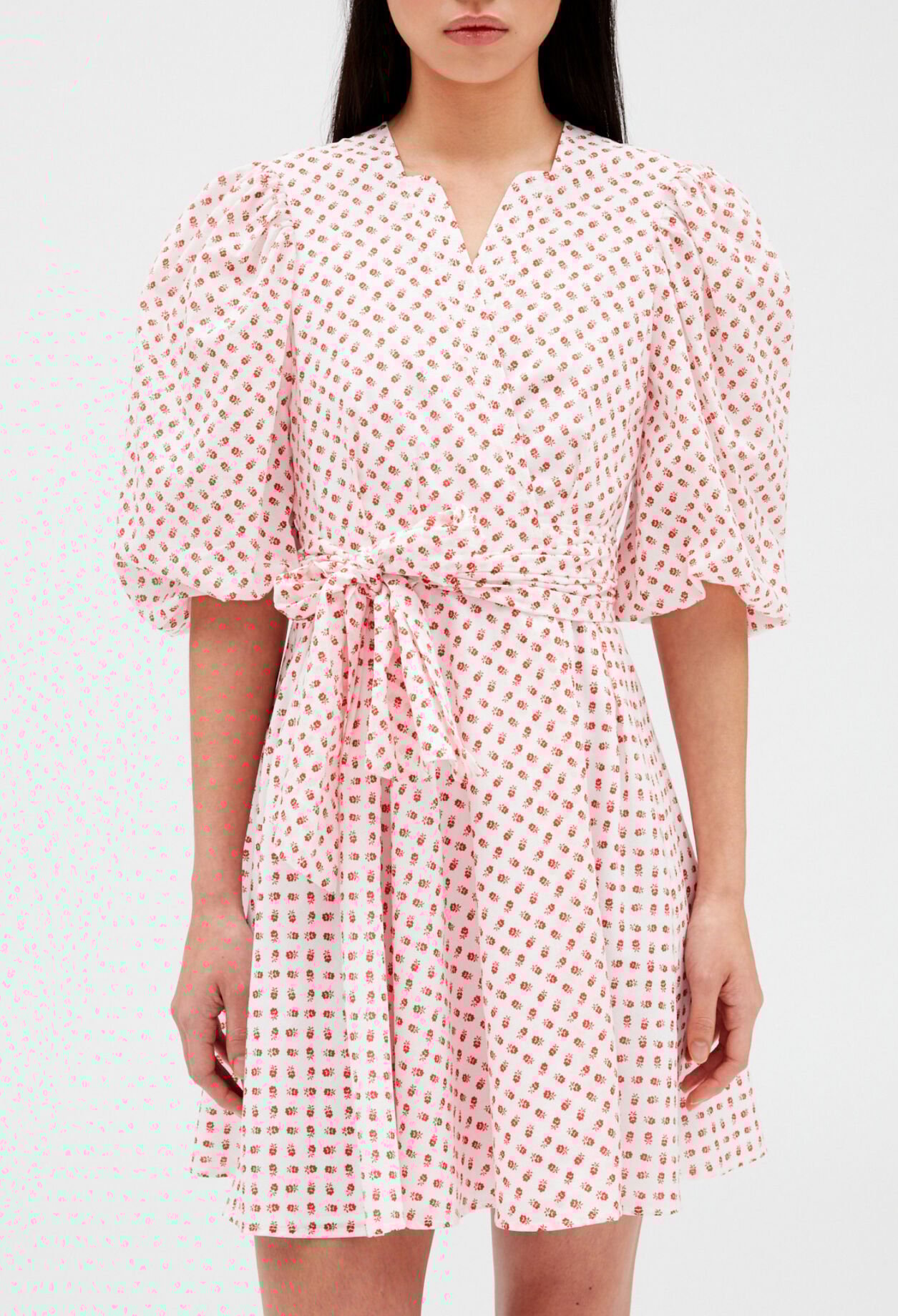 Short wraparound dress