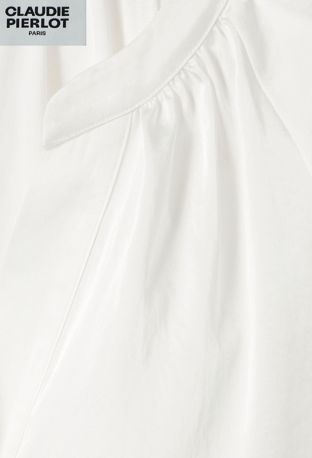 Flowy blouse with a notch neckline