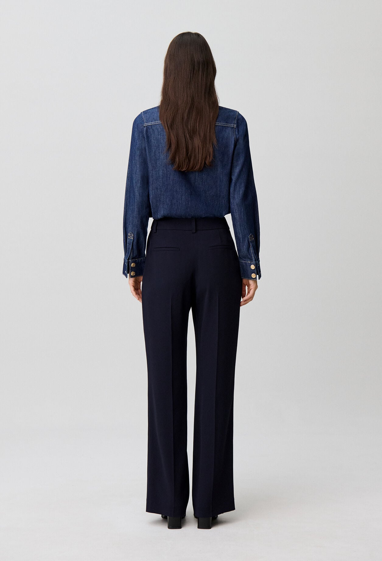 Tailored Straight-Leg Trousers