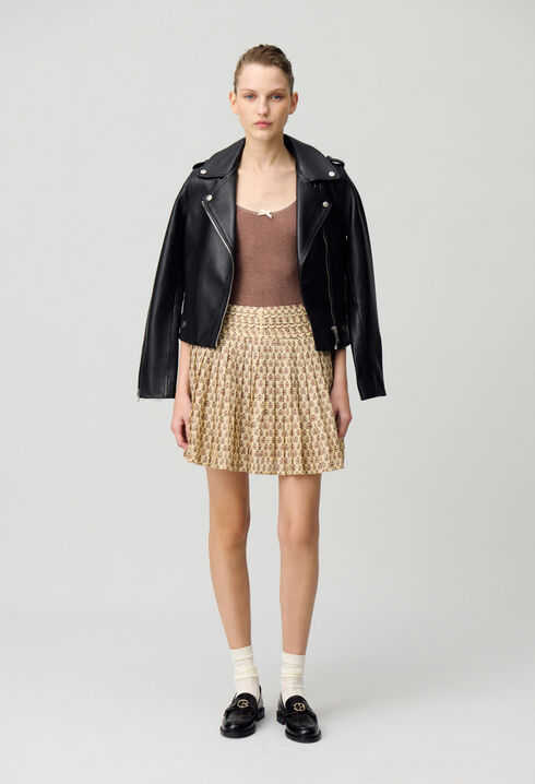 Short Printed Skirt