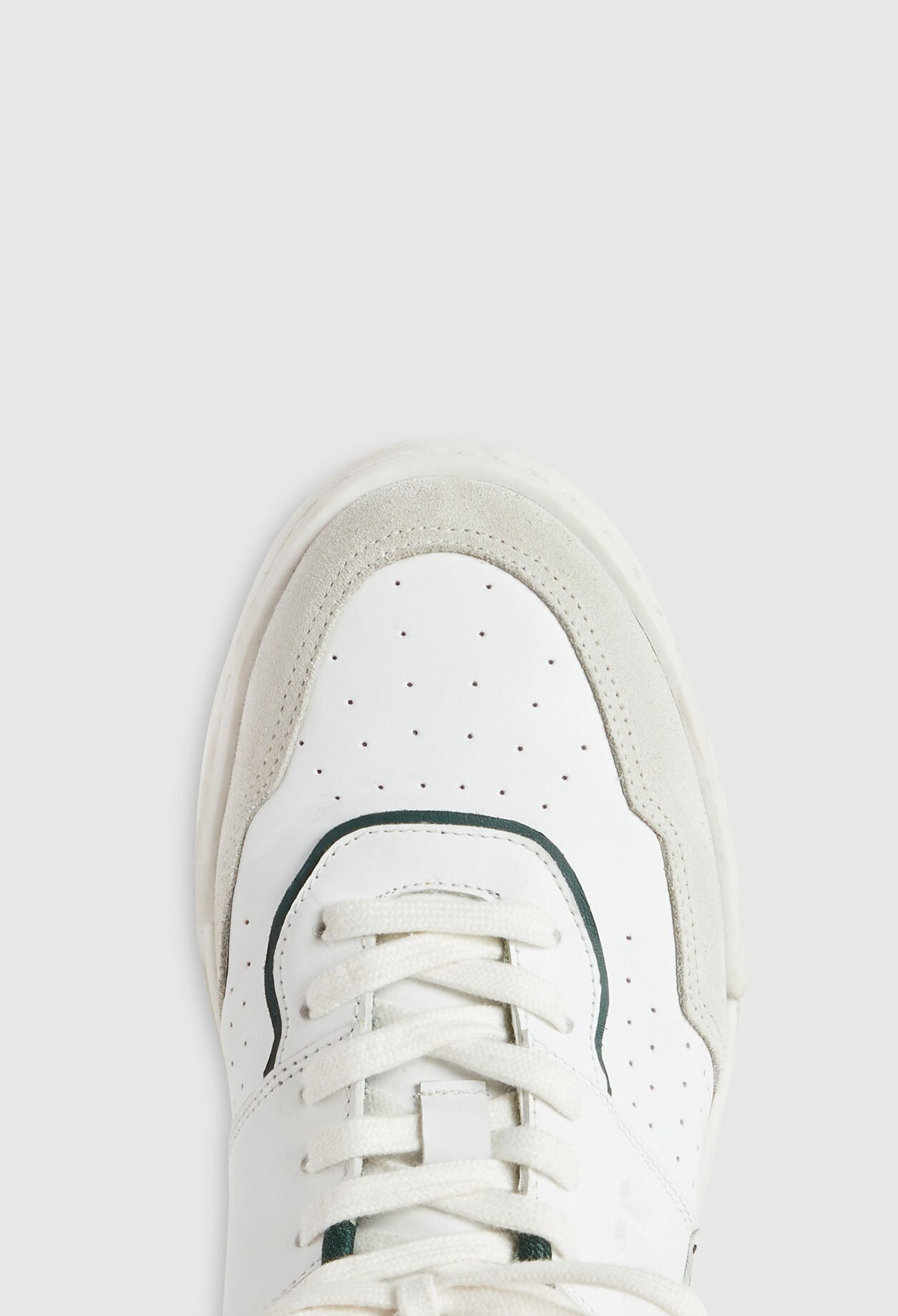 Sneakers blanches cuir