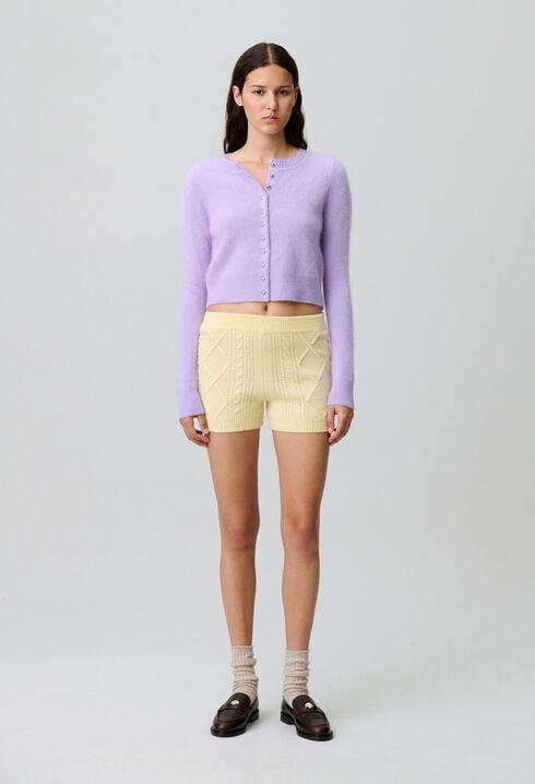 Short Knit Cardigan