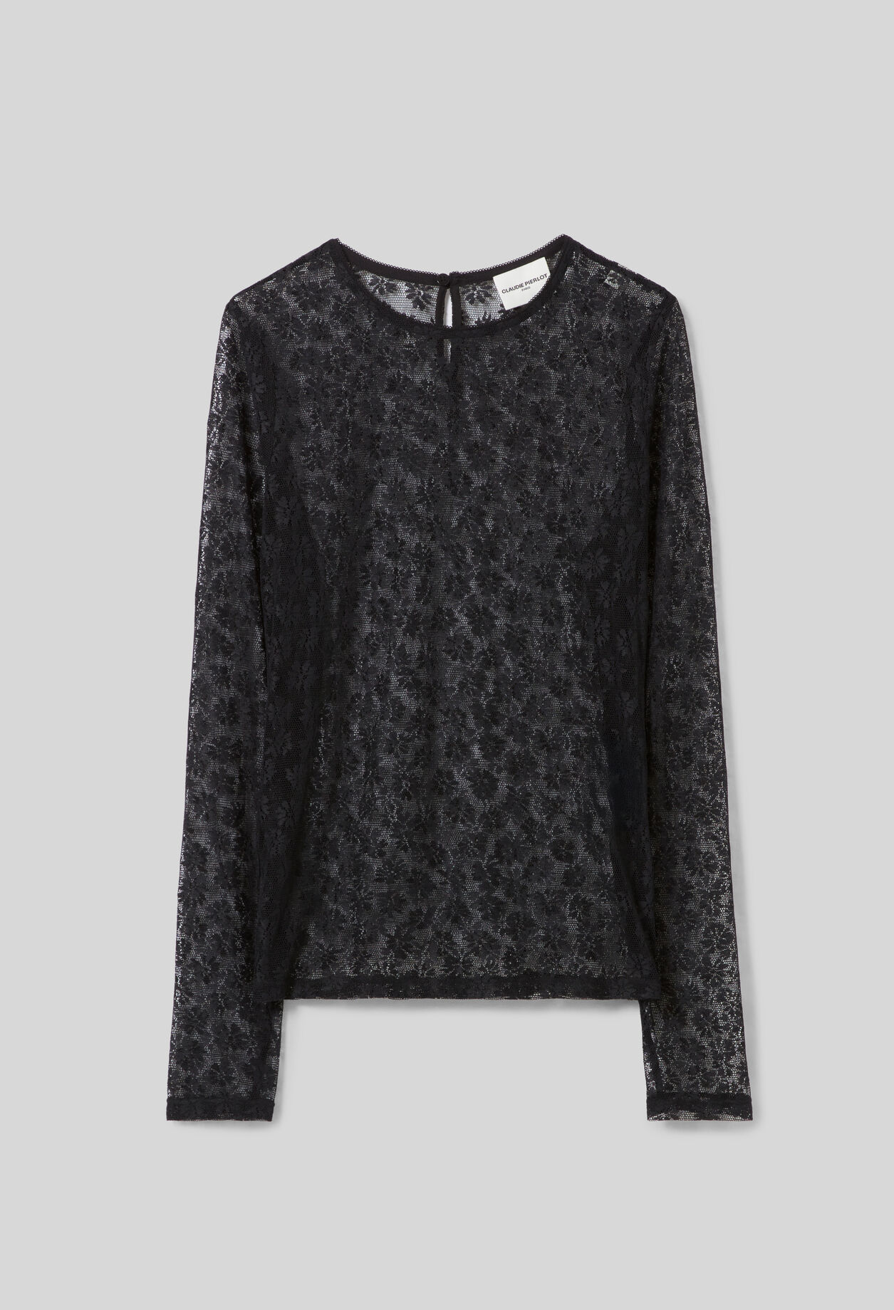 Sheer lace top