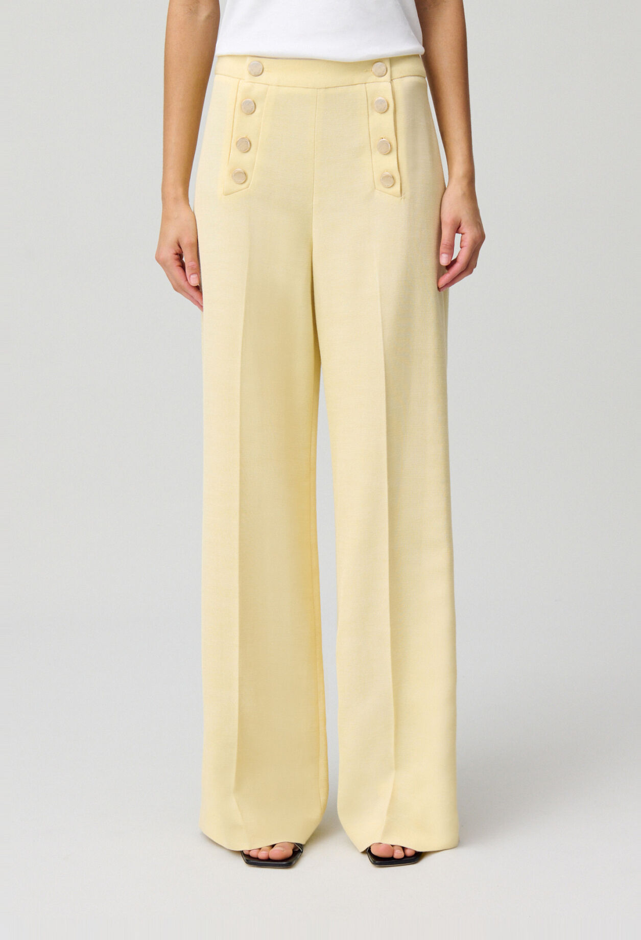 Straight-Leg Sailor Trousers