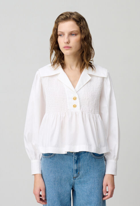 Ruffled blouse