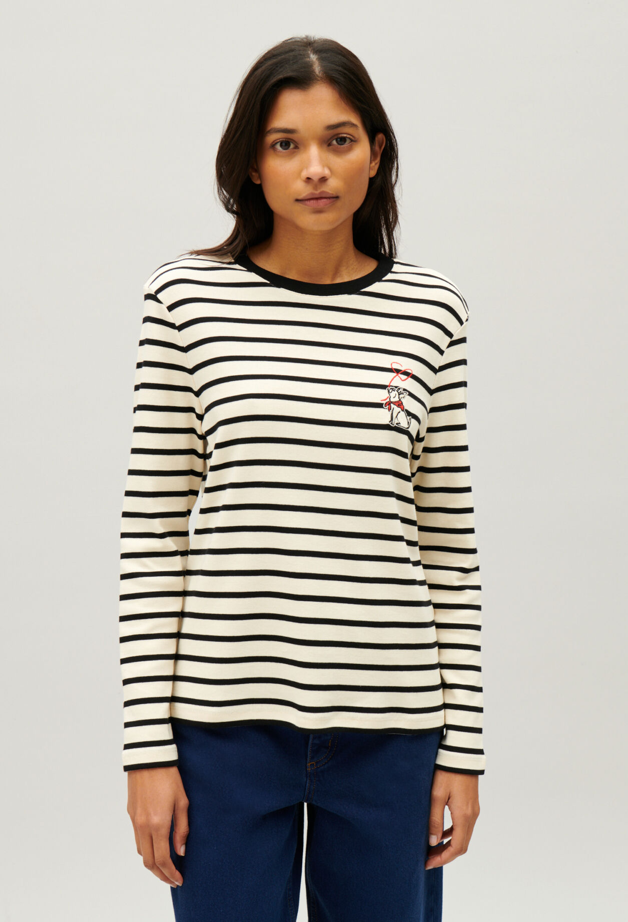 Two-tone Jean Toto Breton T-shirt