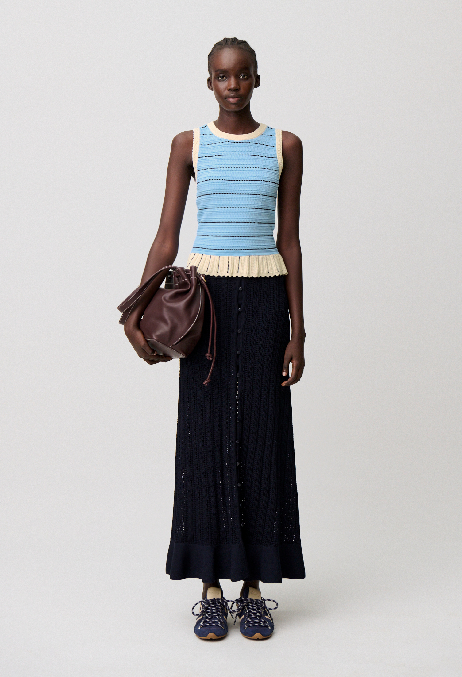 Striped knit top - Woman - Multicolored - Claudie Pierlot