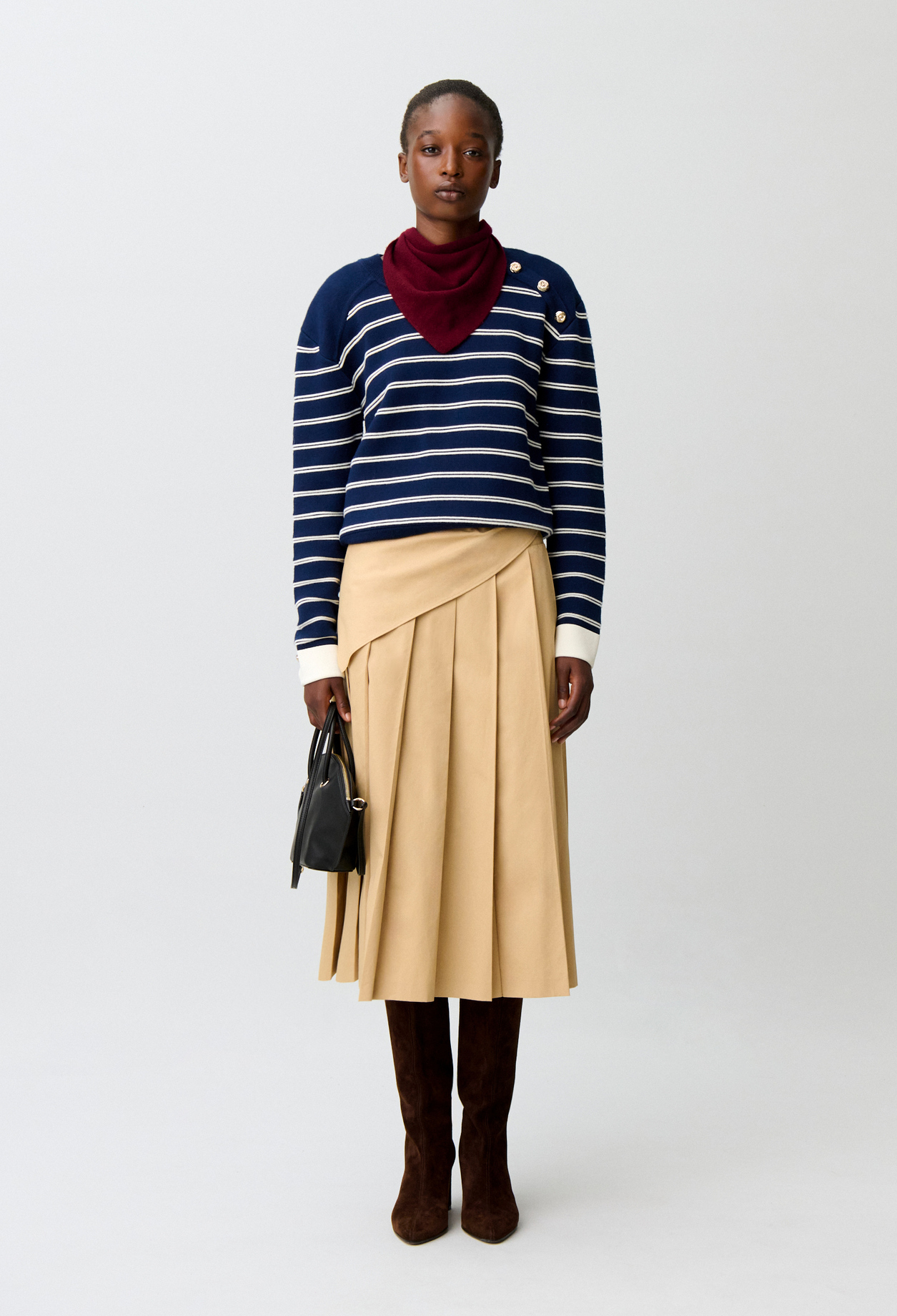 Striped wool jumper - Woman - Dual-color - Claudie Pierlot