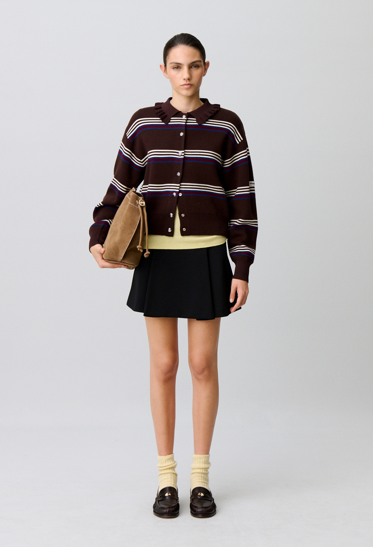 Short flared skirt - Woman - Black - Claudie Pierlot