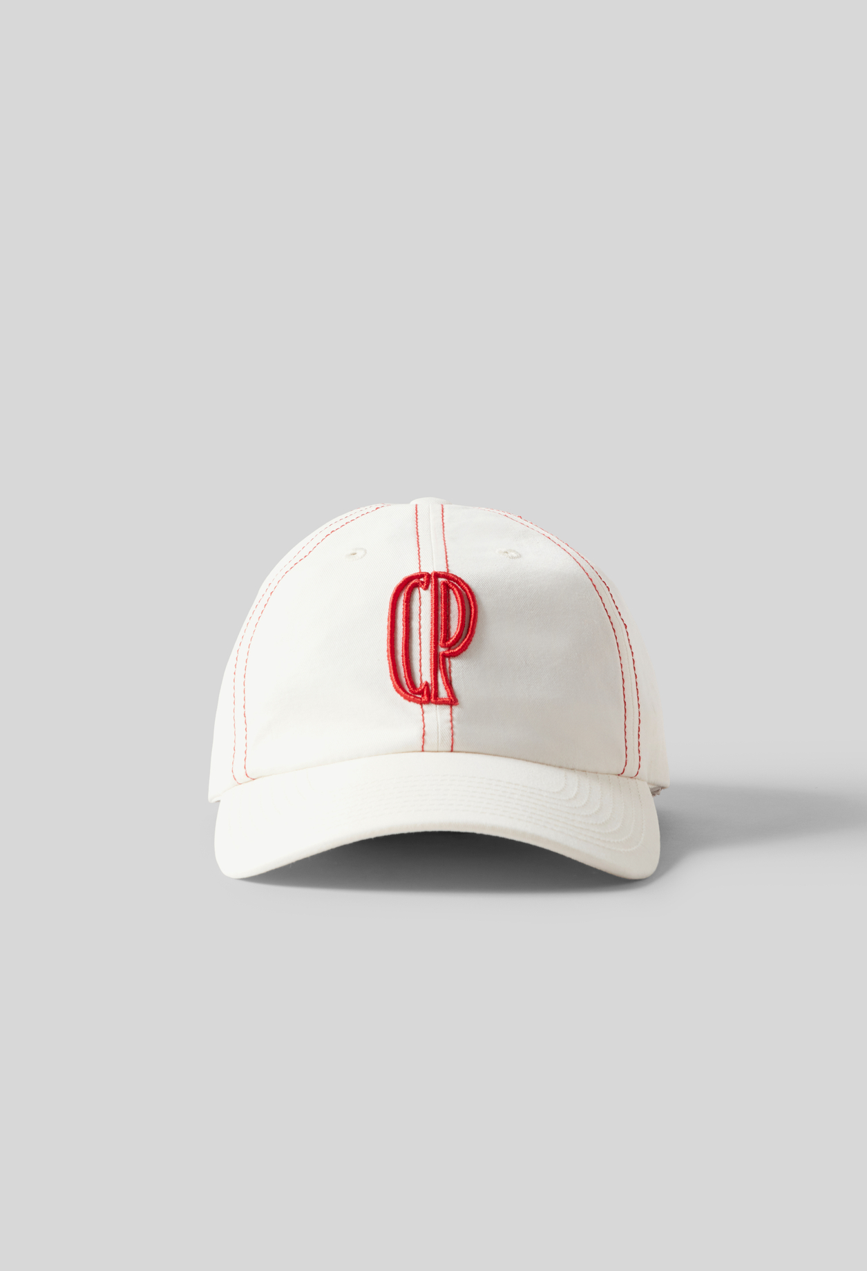 Embroidered CP monogram cap - Woman - Ecru - Claudie Pierlot