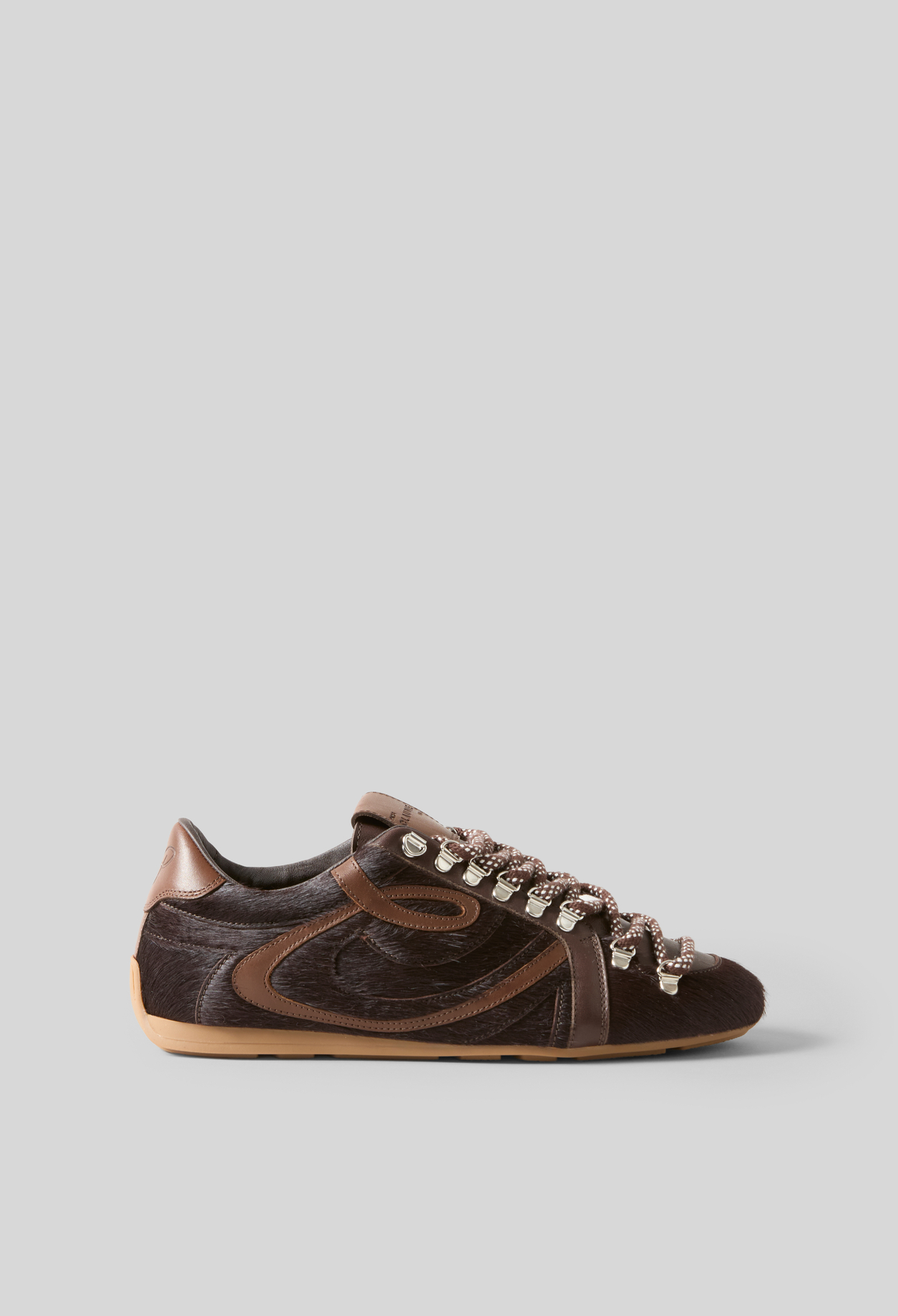 Chocolate-coloured Swing trainers - Woman - Chocolate - Claudie Pierlot