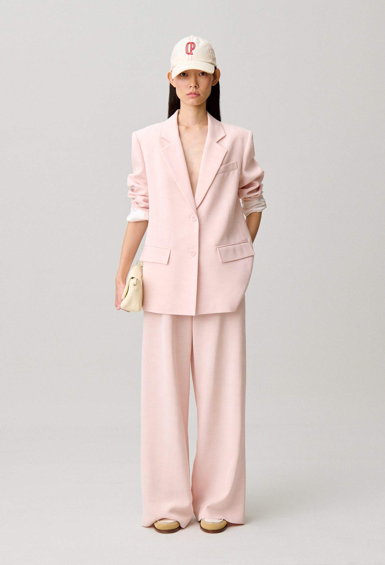 Tailored blazer - Woman - Pale pink - Claudie Pierlot