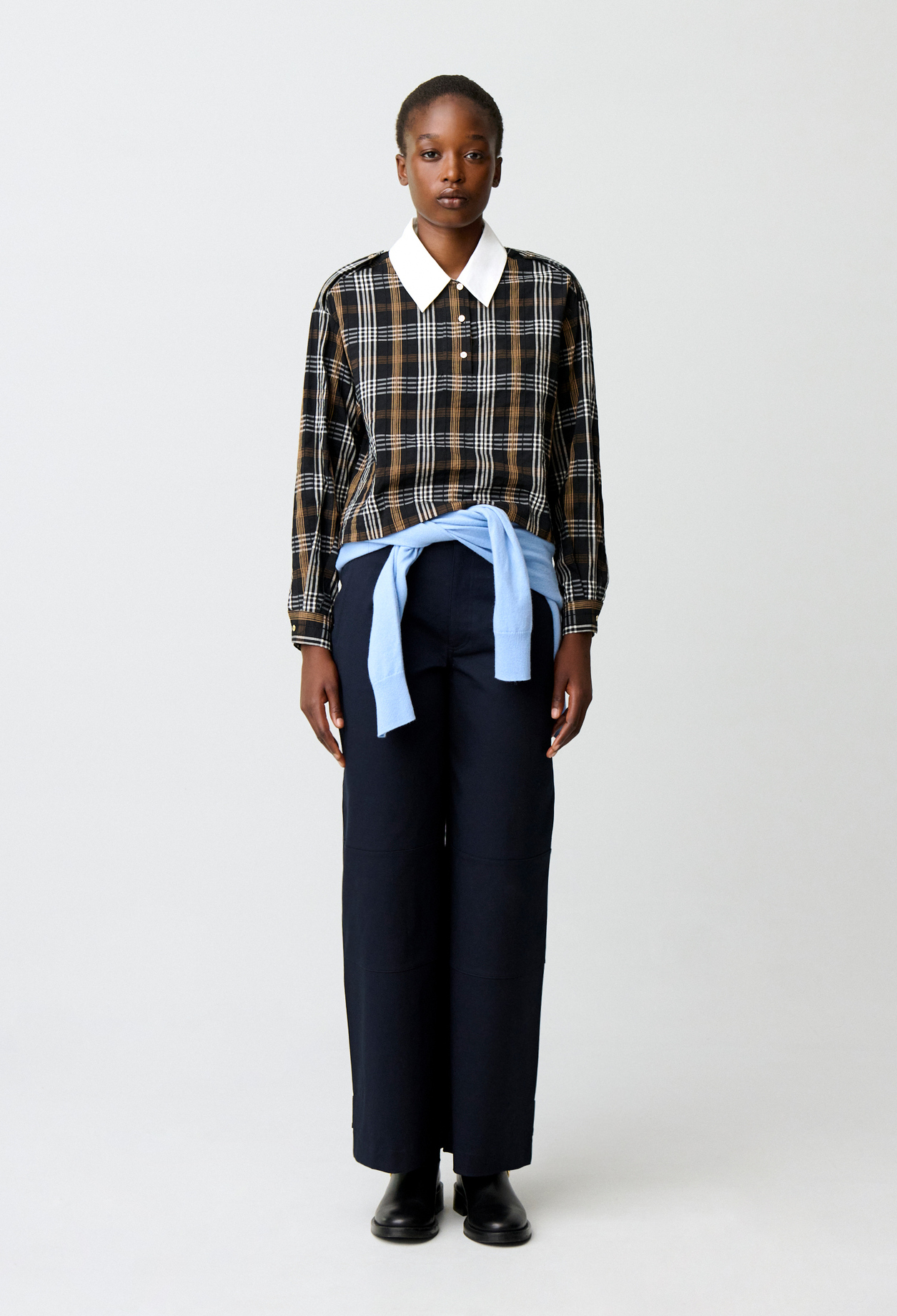 Checked blouse - Woman - Multicolored - Claudie Pierlot