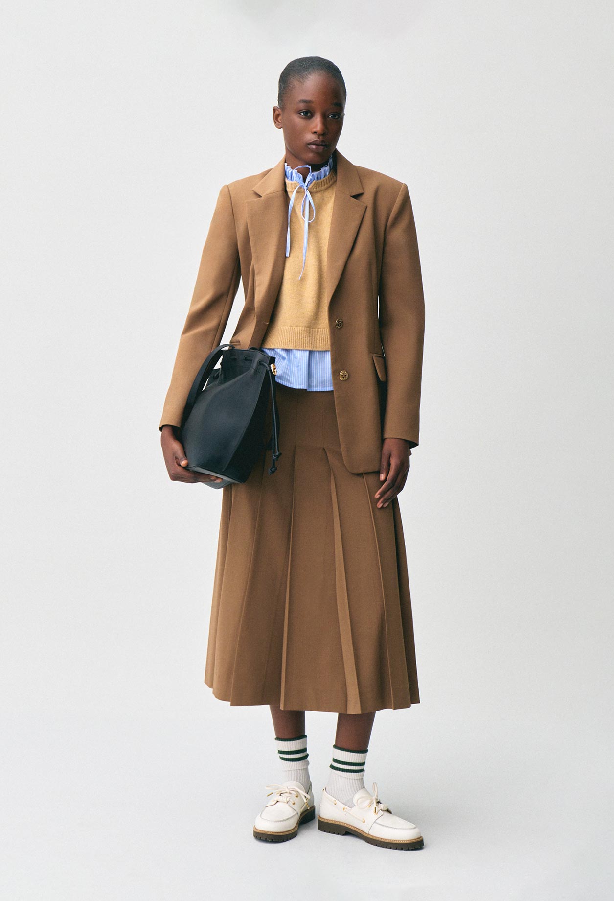 Fitted suit jacket - Woman - Camel - Claudie Pierlot