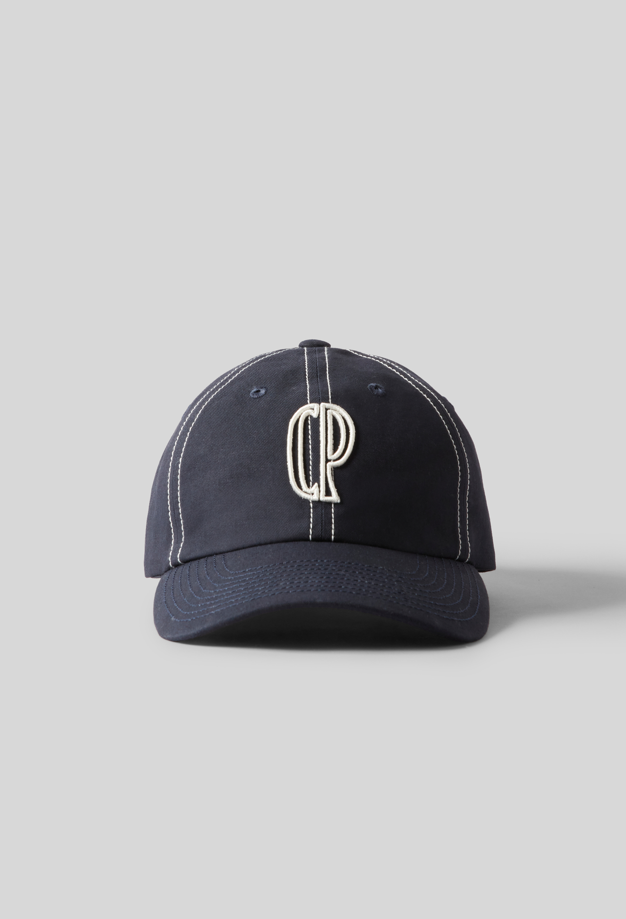 Embroidered CP monogram cap - Woman - Navy - Claudie Pierlot