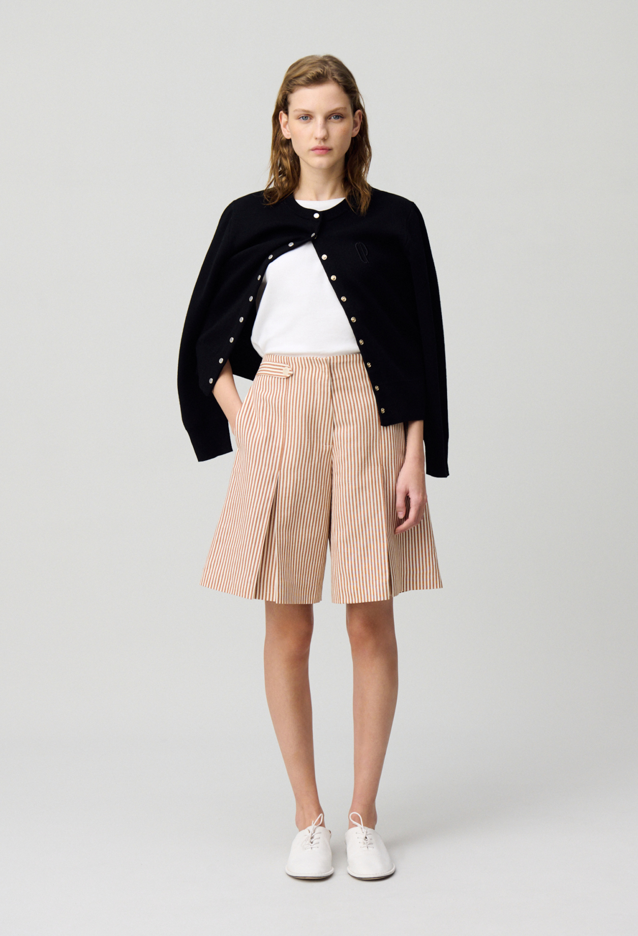 【関税 送料無料】CLAUDIE PIERLOT ストライプ トップス 関税 送料無料】CLAUDIE PIERLOT コットン ストライプトップス