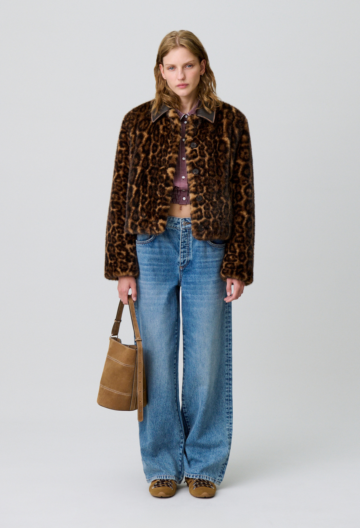 Leopard faux fur coat - Woman - Leopard - Claudie Pierlot