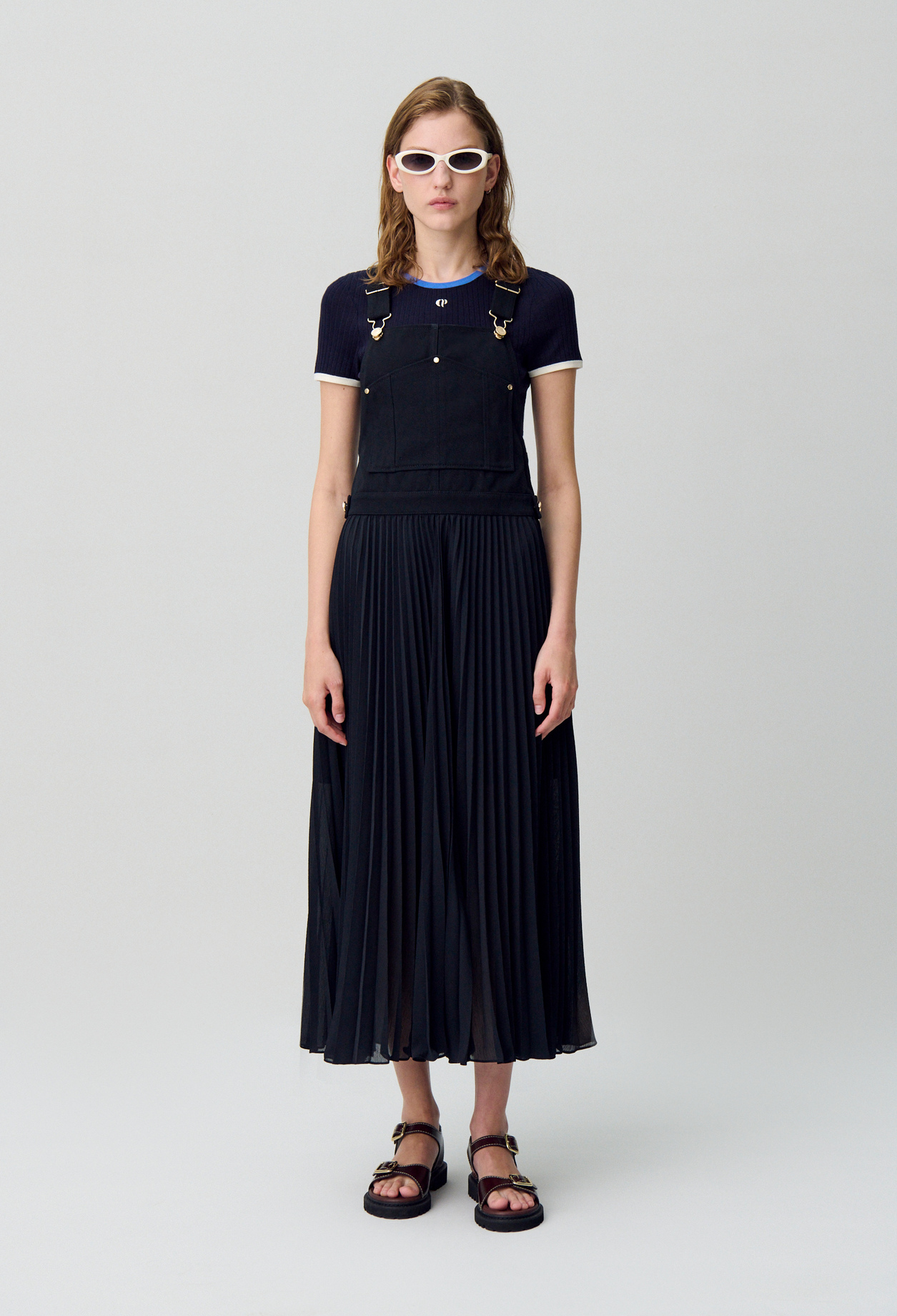Pleated Maxi Dress - Woman - Black - Claudie Pierlot