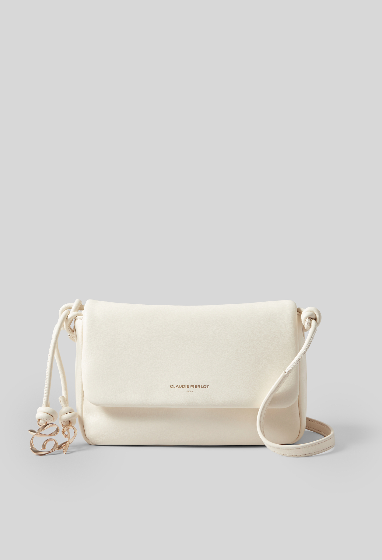 Crossbody bag - Woman - Ecru - Claudie Pierlot