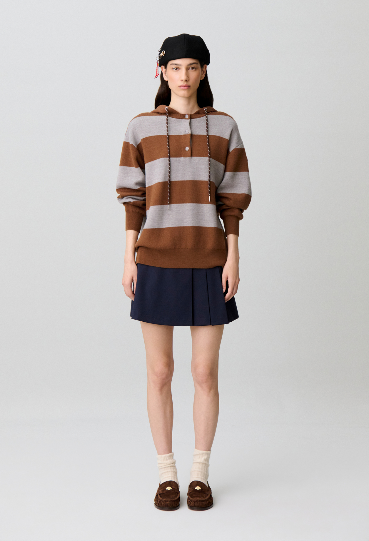 Oversized striped knit jumper - Woman - Multicolored - Claudie Pierlot