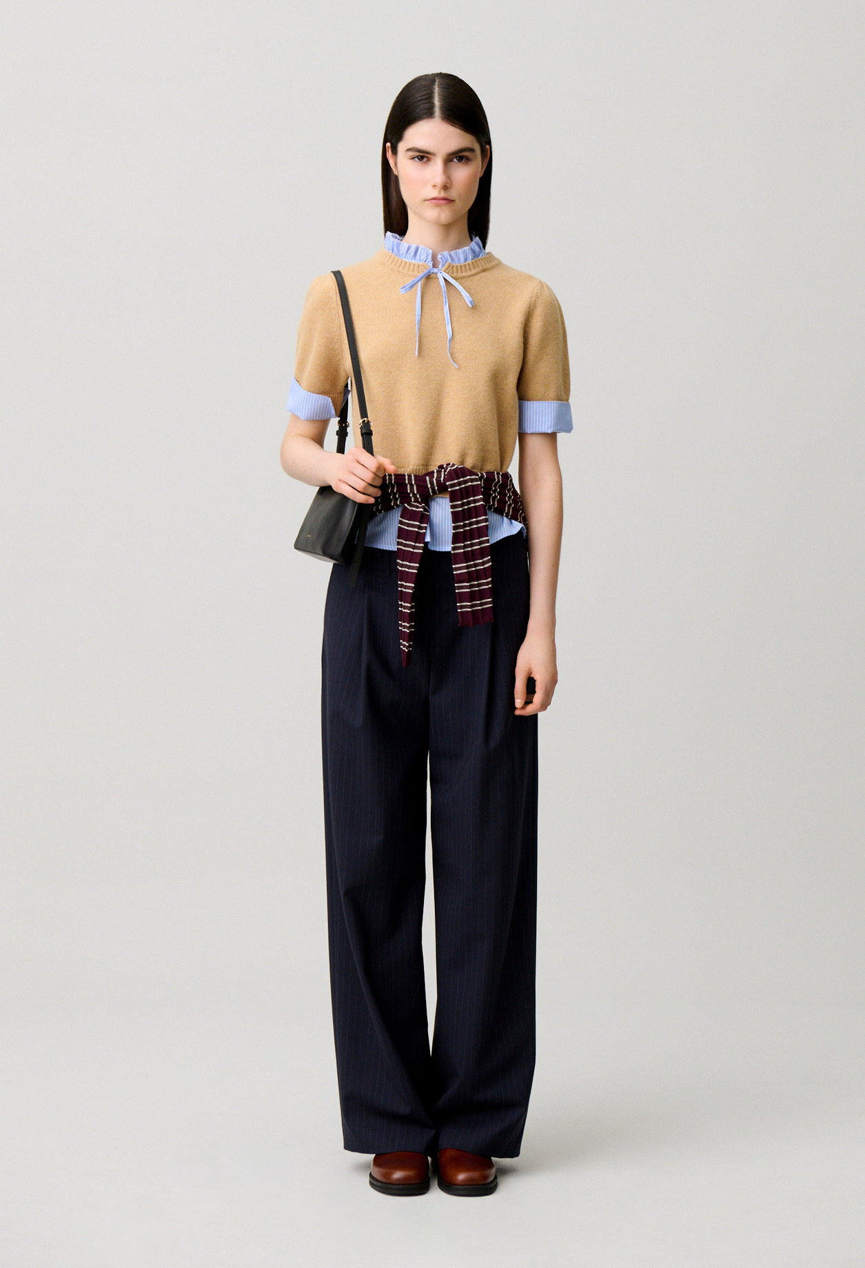 Striped wool jumper - Woman - Beige - Claudie Pierlot